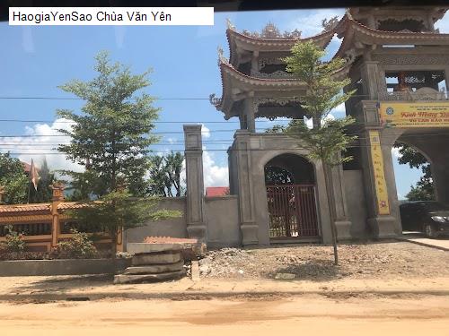 Danh Sách 2 Chùa, địa chỉ tâm linh tại Huyện Văn Yên Tỉnh Yên Bái (Cũ)
